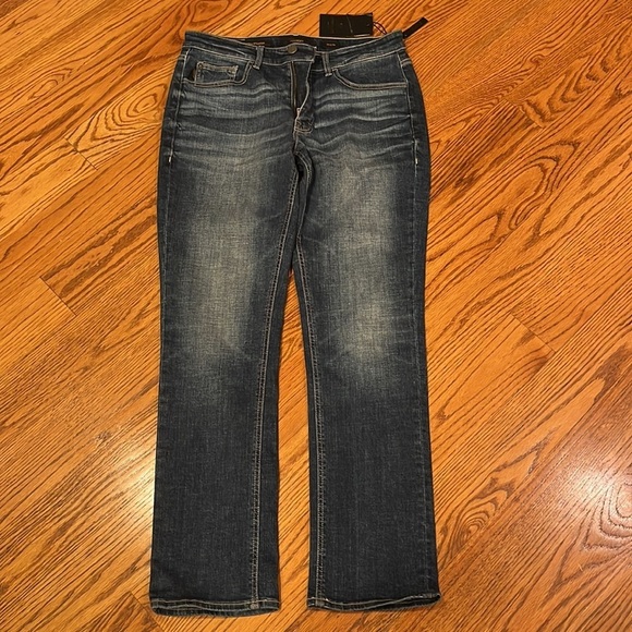 NWT Outpost Men’s Blue Original Straight Jeans Size 33x32 - Picture 2 of 7